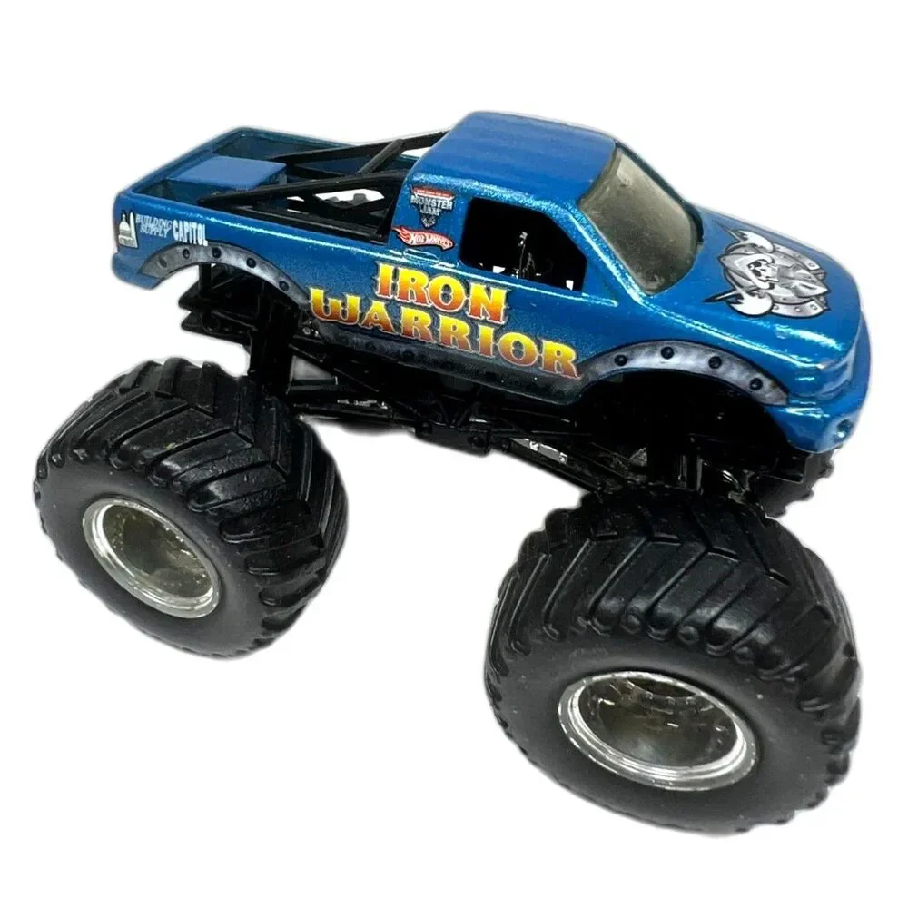 Monster Jam Diecast Monster Trucks - Scooby-Doo,  Dragon & Iron Warrior, Lot (3)